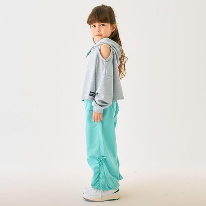 短款露肩迷你毛圈衛衣