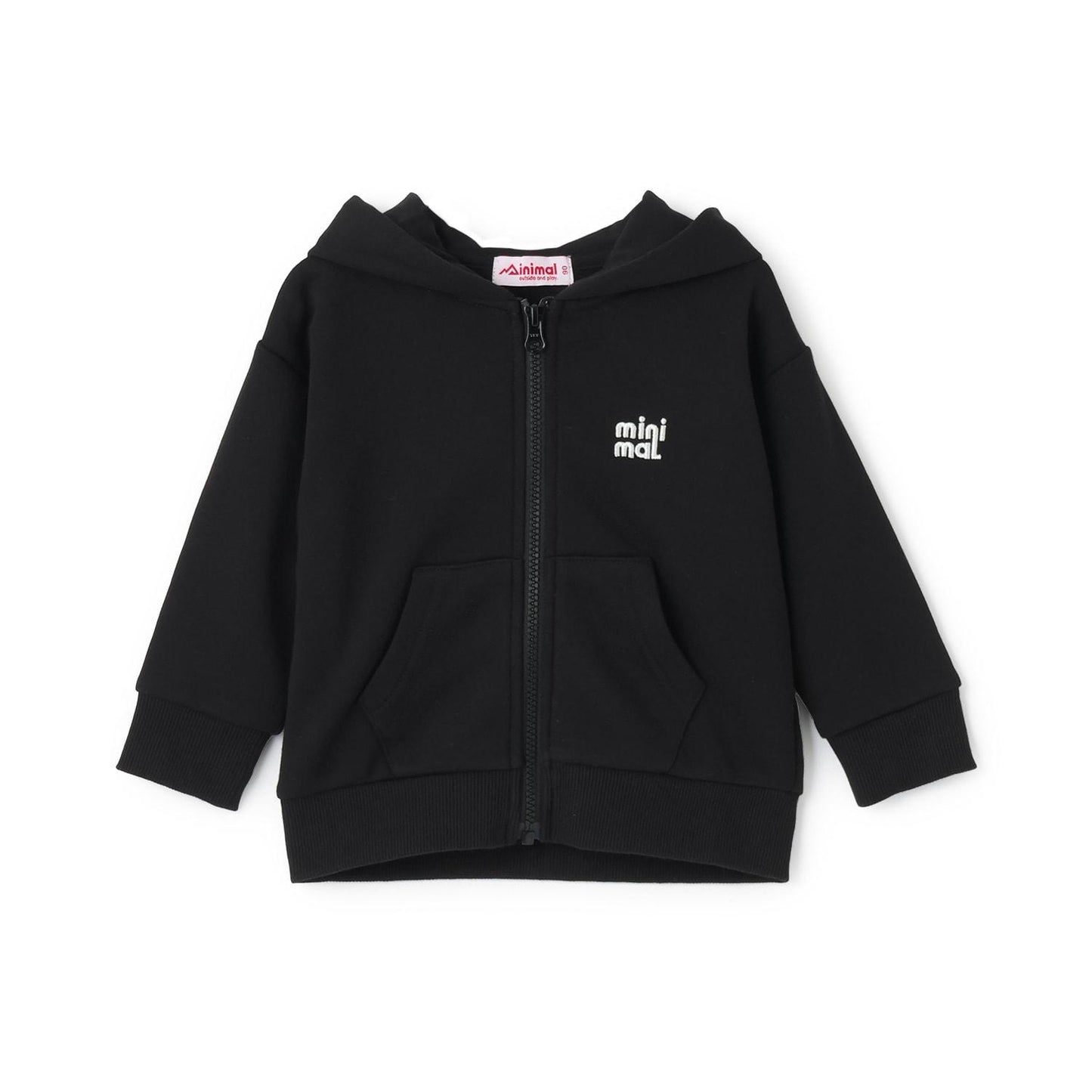 加絨拉鍊連帽衛衣