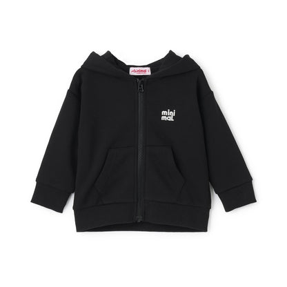 加絨拉鍊連帽衛衣