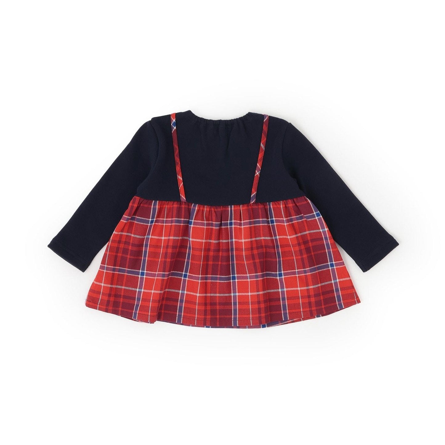 人字紋格子拼接衛衣內襯層疊風格衛衣