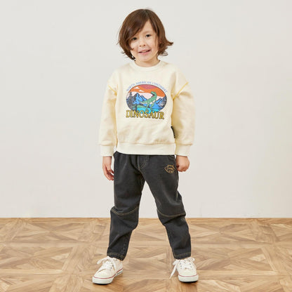 恐龍印花加絨衛衣【吸溼發熱加工】