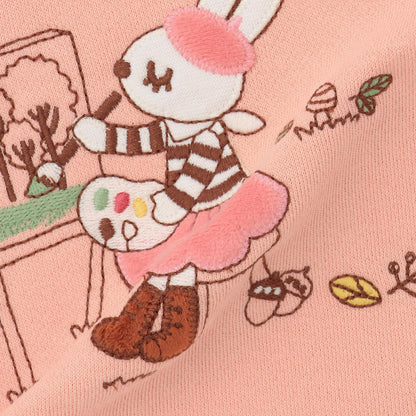 お絵描きミミ 刺繡衛衣【吸溼發熱加工】