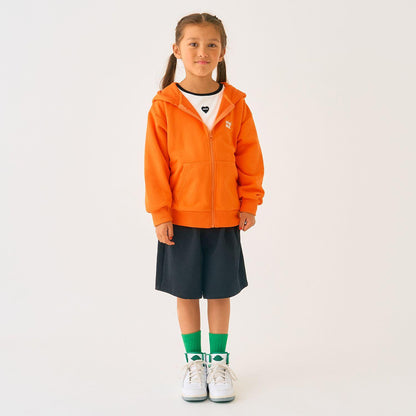 加絨拉鍊連帽衛衣