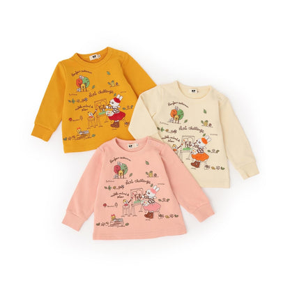 お絵描きミミ 刺繡衛衣【吸溼發熱加工】