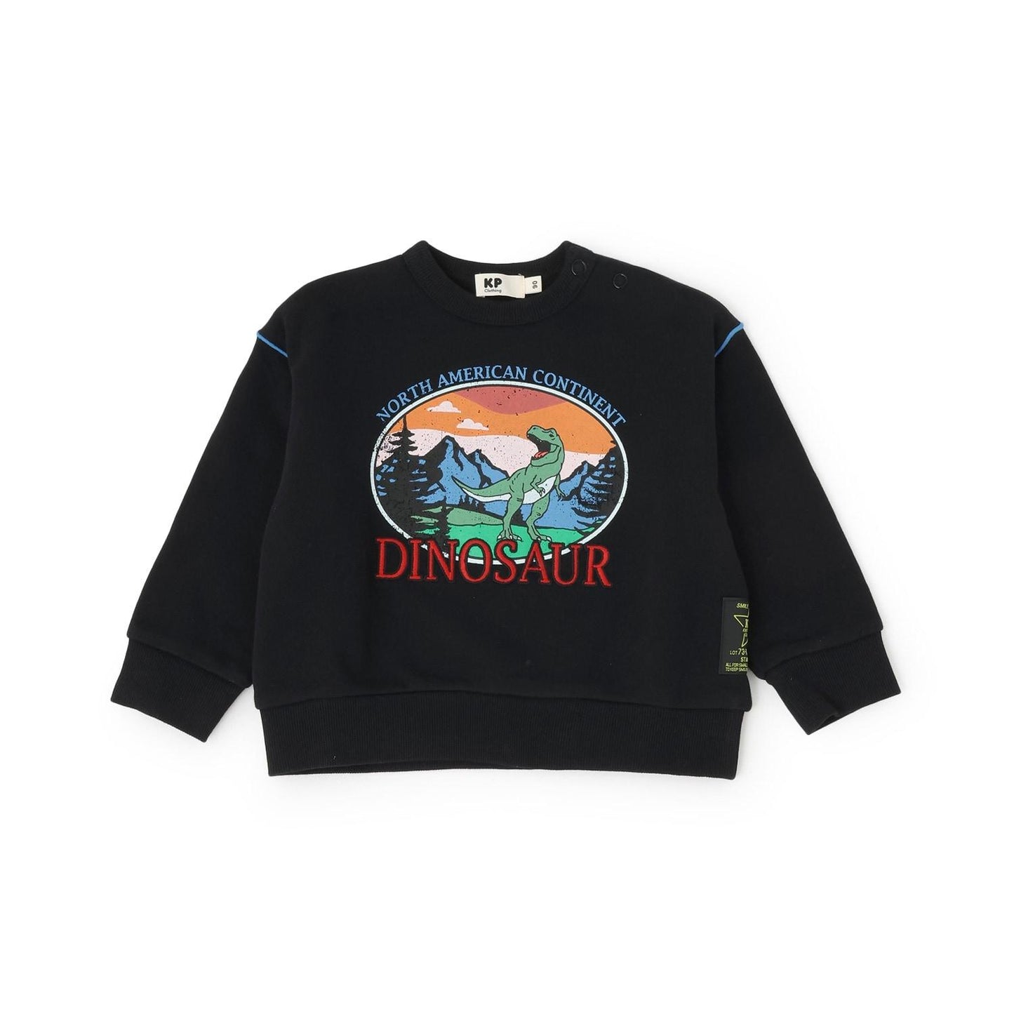 恐龍印花加絨衛衣【吸溼發熱加工】