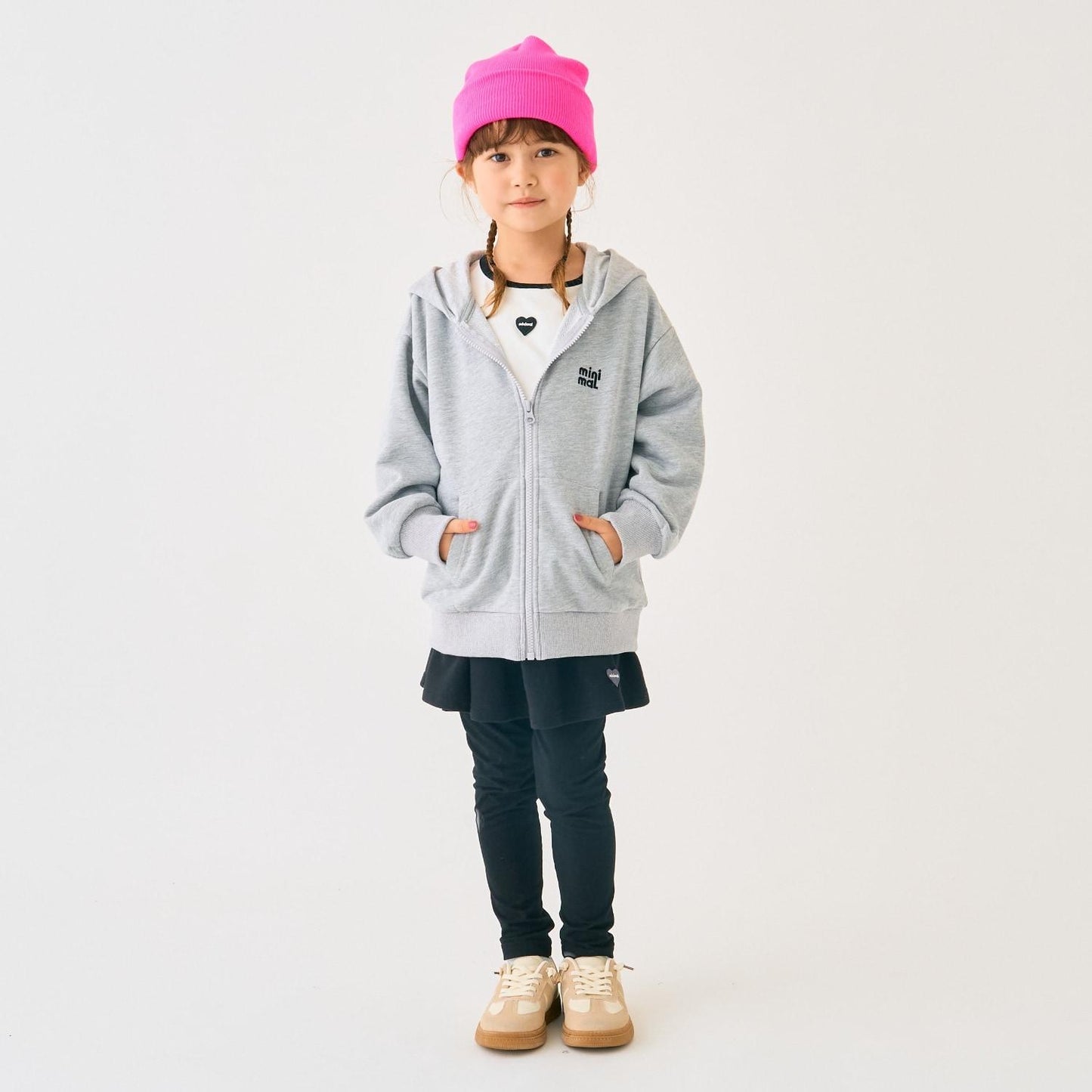 加絨拉鍊連帽衛衣