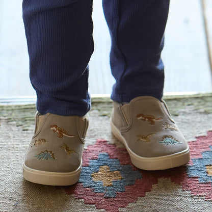 便捷穿脫拼色休閒懶人鞋