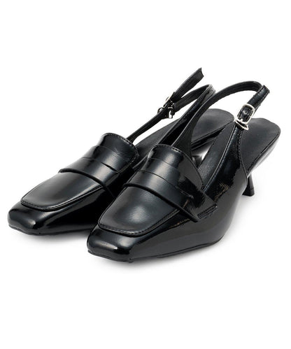 樂福鞋風格一字帶穆勒鞋【韓國時尚】