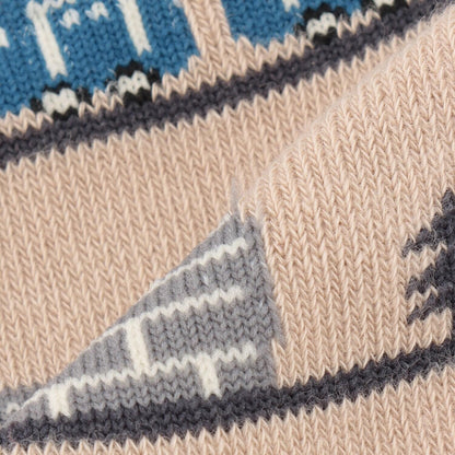 【人氣商品】【直營店無】電車圖案船員襪