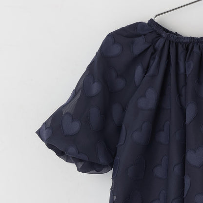 愛心圖案長款上衣套裝