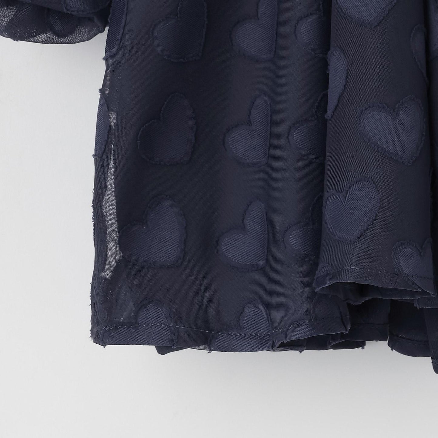 愛心圖案長款上衣套裝