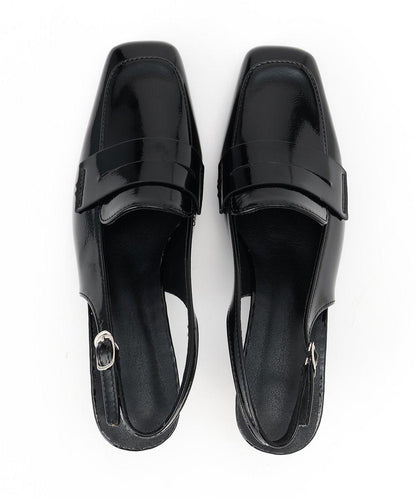 樂福鞋風格一字帶穆勒鞋【韓國時尚】