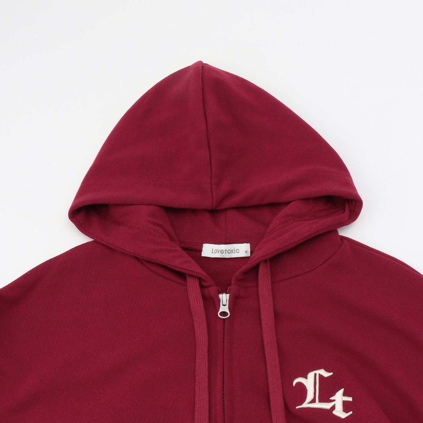 寬鬆拉鍊連帽衫