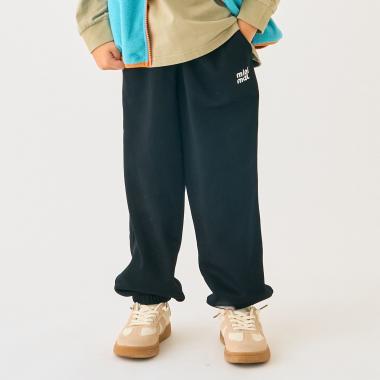 單點裝飾衛衣面料長褲