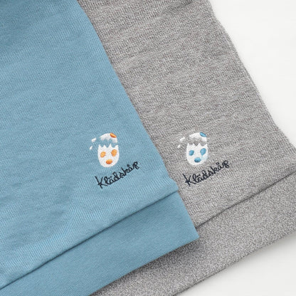 【人氣商品】【直營店無售】恐龍刺繡袖部條紋拼接長袖T恤