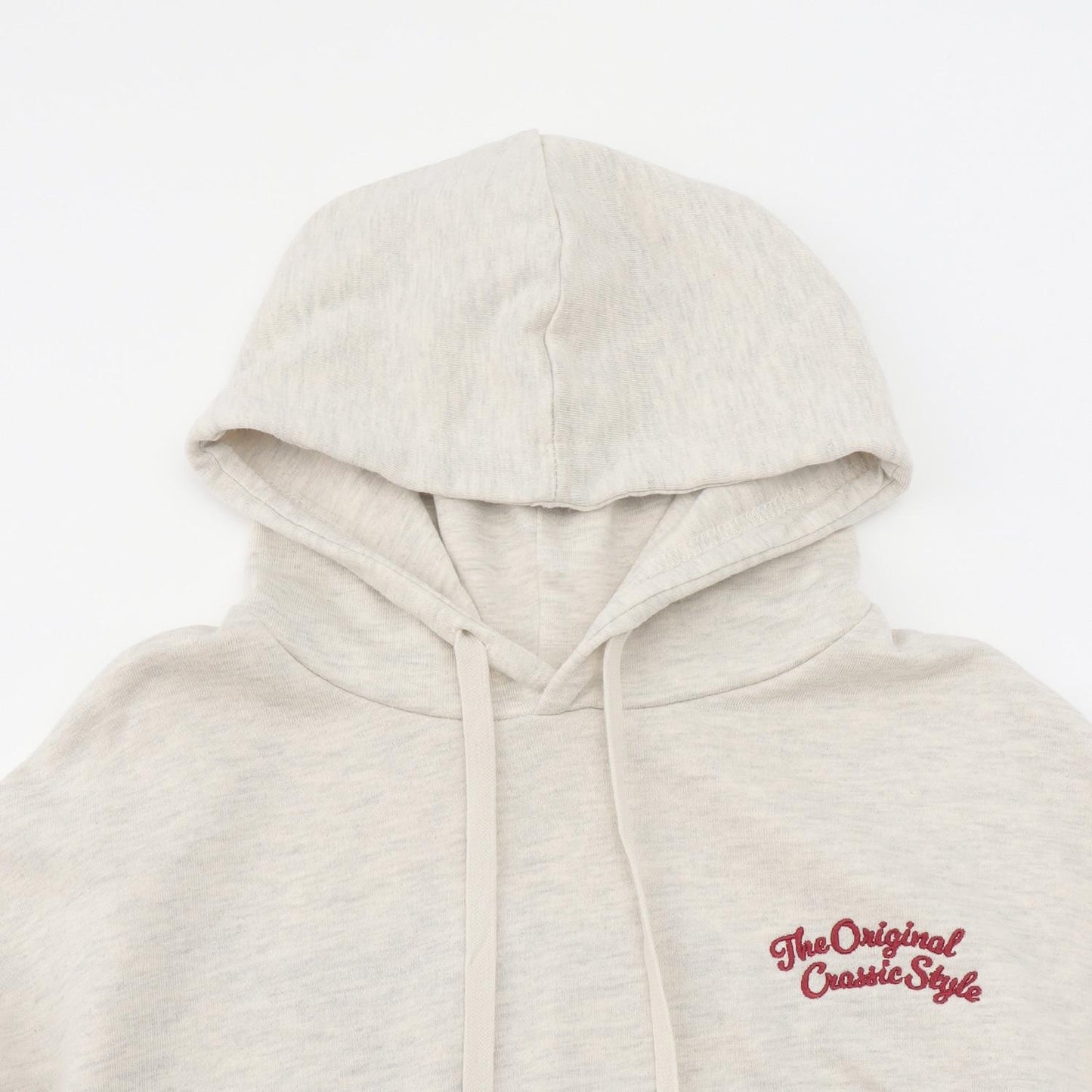 背面緞帶寬鬆連帽衛衣