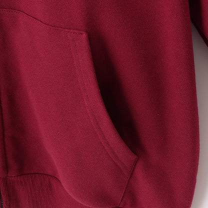 寬鬆拉鍊連帽衫