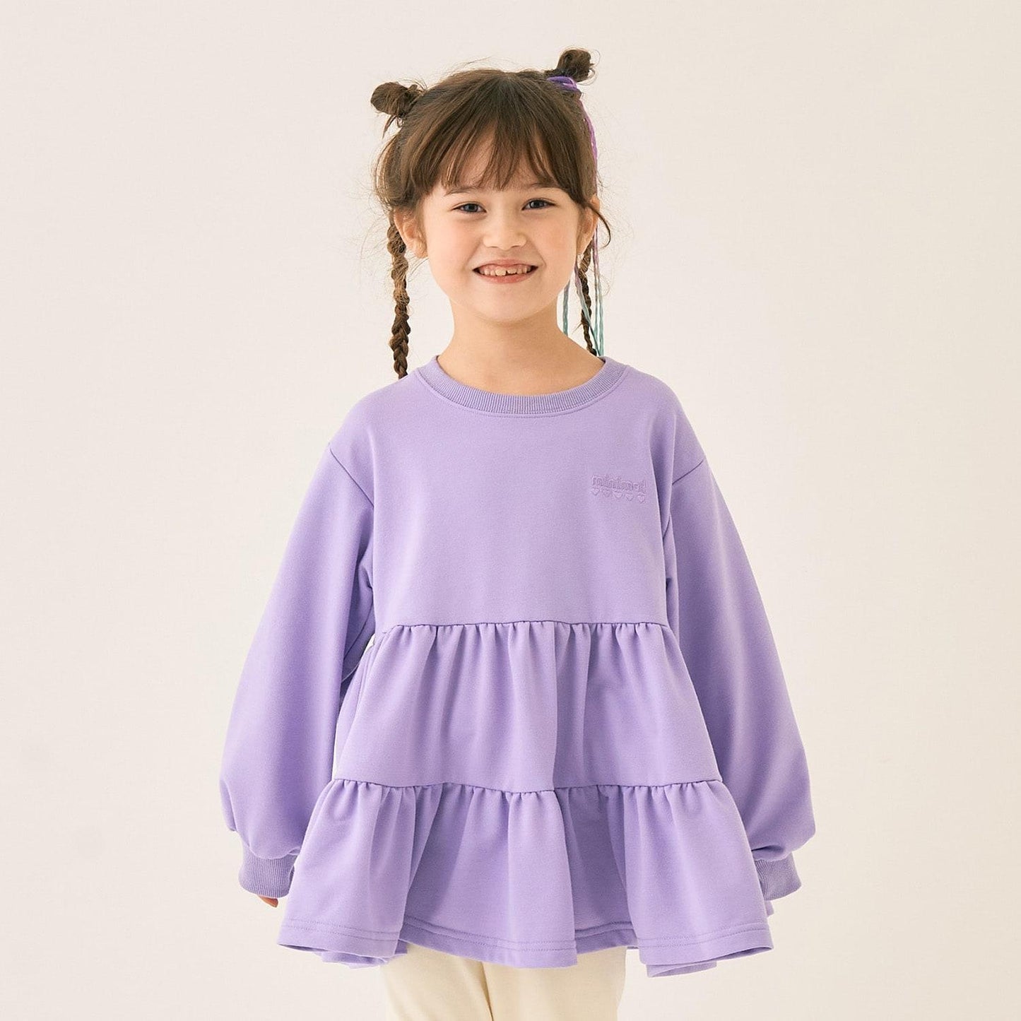 迷你薄絨分層連衣裙