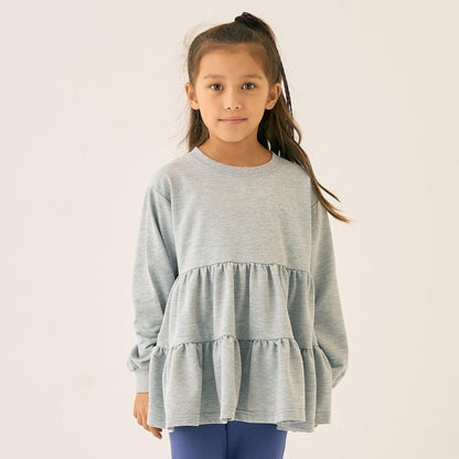 迷你薄絨分層連衣裙