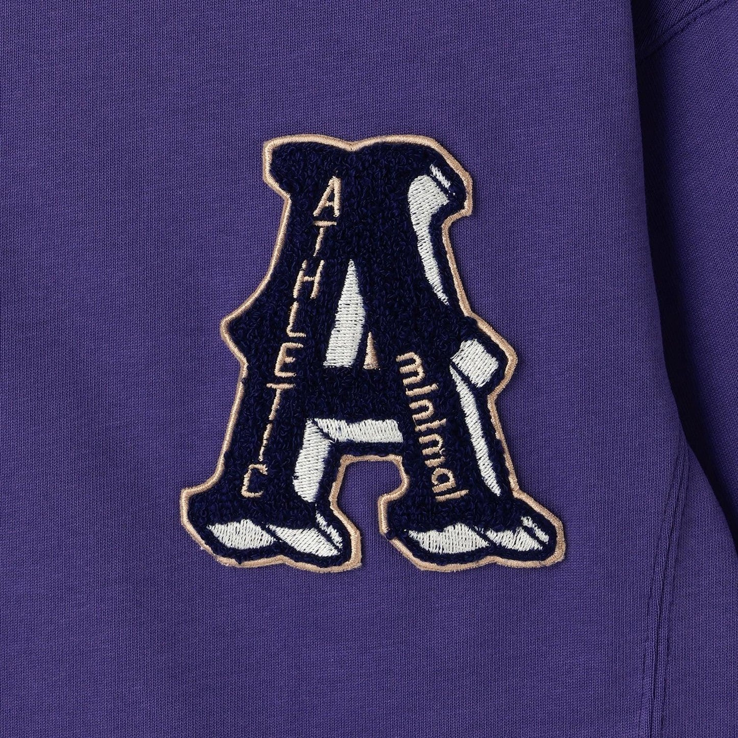 厚天竺字母長袖T恤