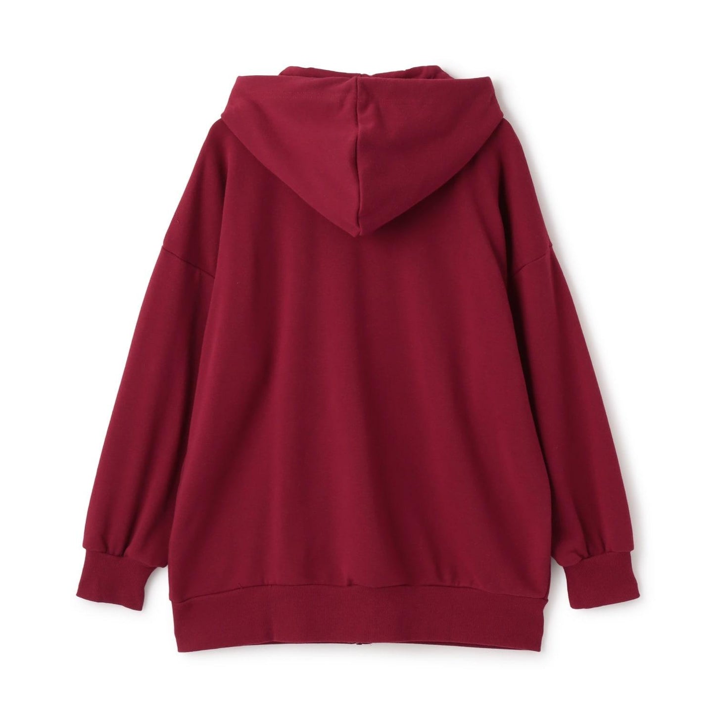 寬鬆拉鍊連帽衫