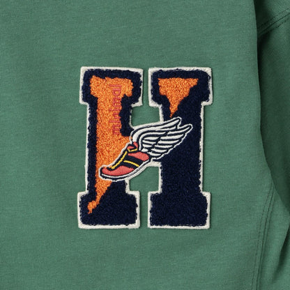 厚天竺字母長袖T恤