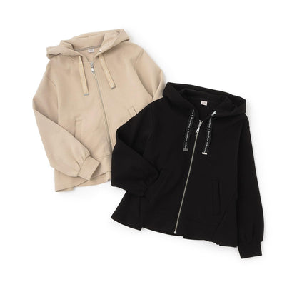 【人氣商品】【直營店無售】絨感拉鍊連帽衫