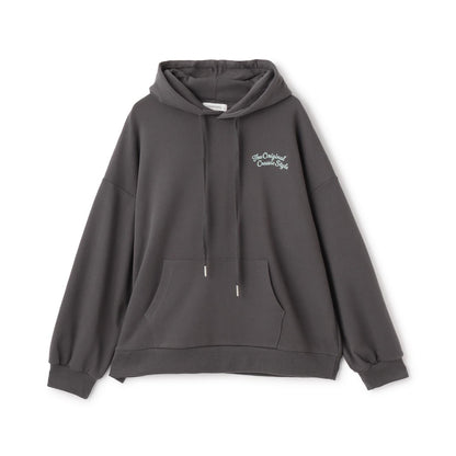 背面緞帶寬鬆連帽衛衣