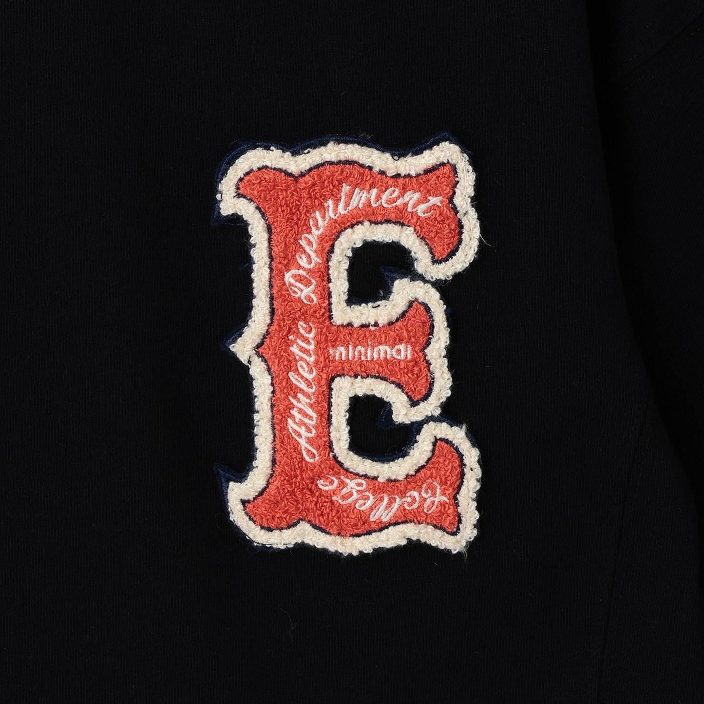 厚天竺字母長袖T恤