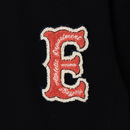 厚天竺字母長袖T恤