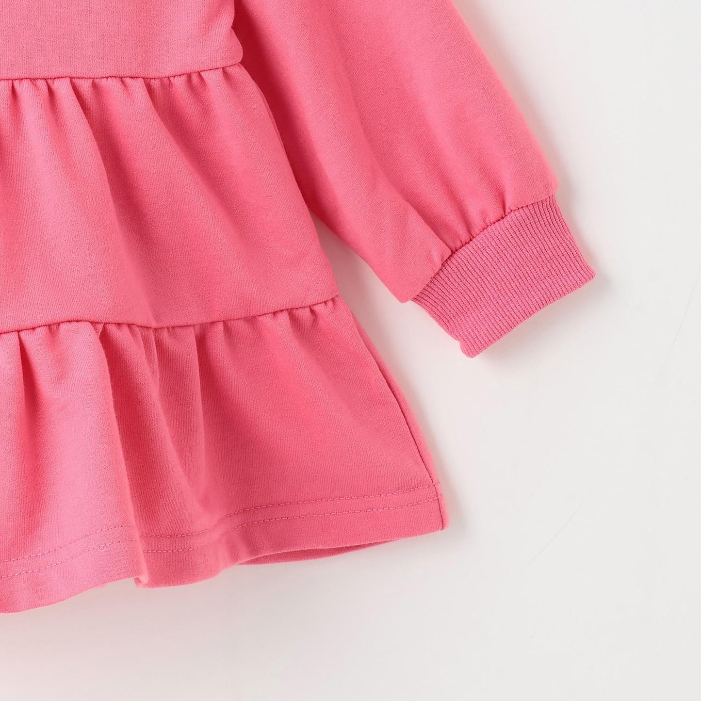 迷你薄絨分層連衣裙