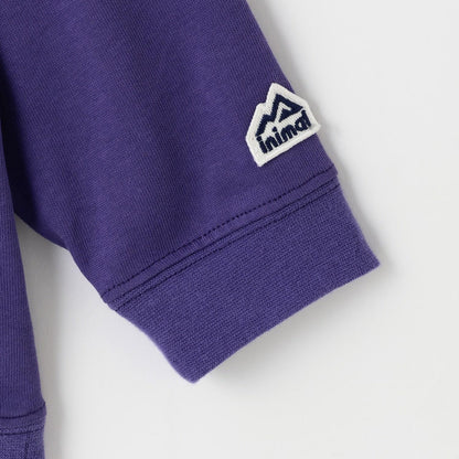 厚天竺字母長袖T恤