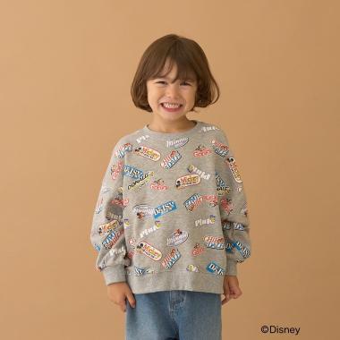【《迪士尼》】【毛球拜拜內層毛圈】米奇&朋友/全印花衛衣
