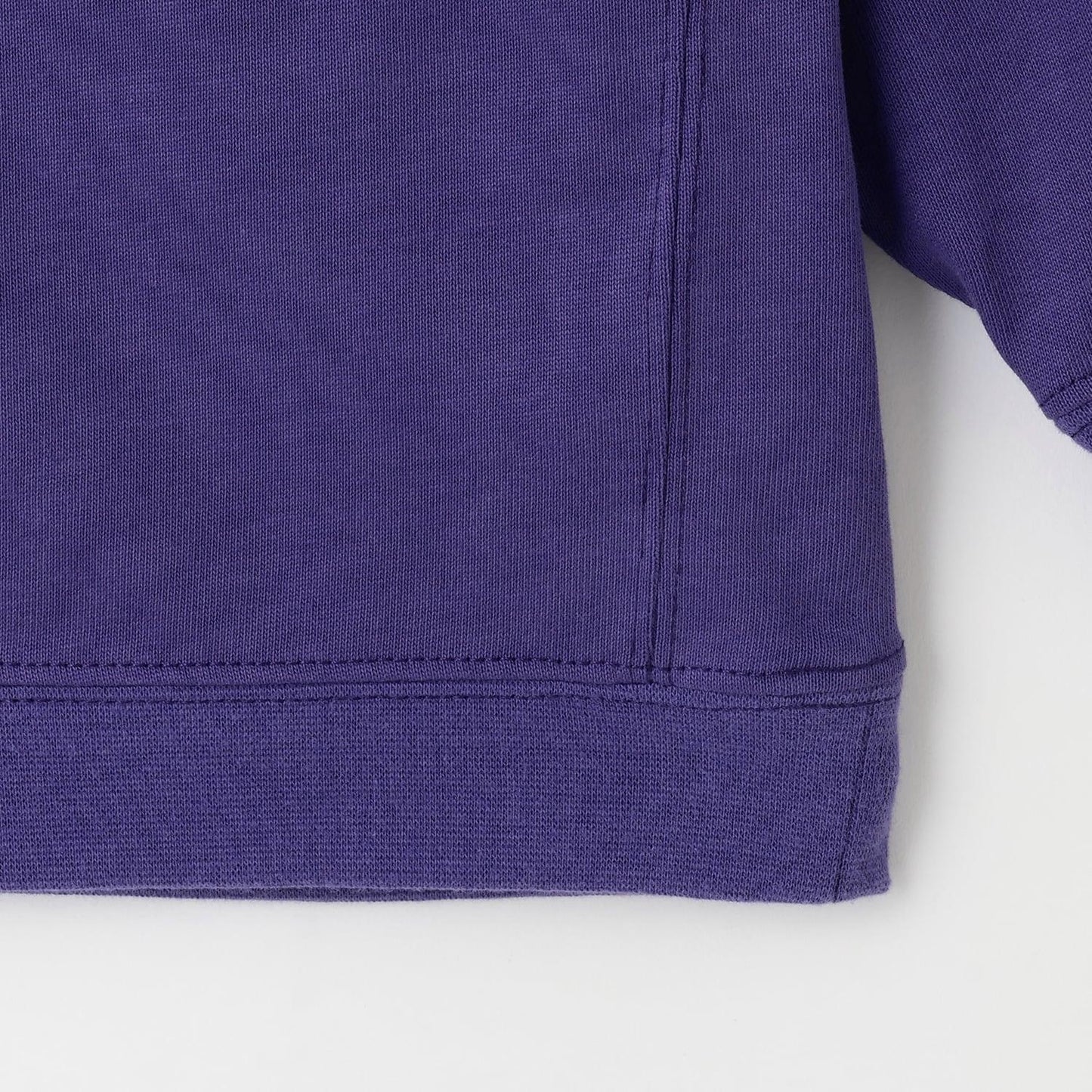 厚天竺字母長袖T恤