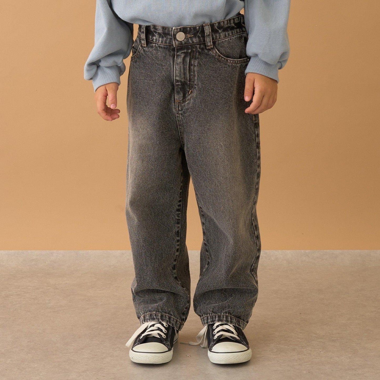 【LOVE DENIM】寬鬆直筒褲