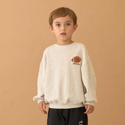 【防起球加絨】運動元素拼接衛衣