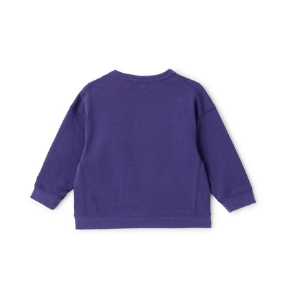 厚天竺字母長袖T恤