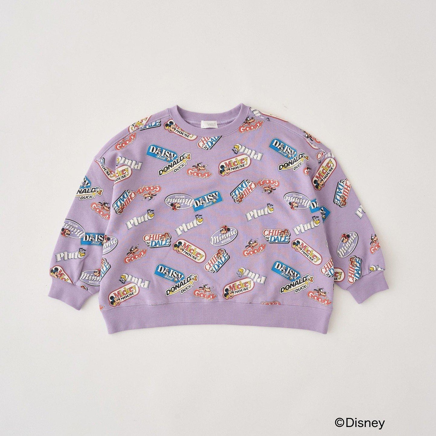 【《迪士尼》】【毛球拜拜內層毛圈】米奇&朋友/全印花衛衣