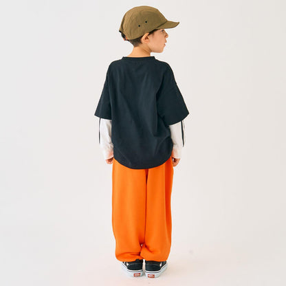 單點裝飾衛衣面料長褲