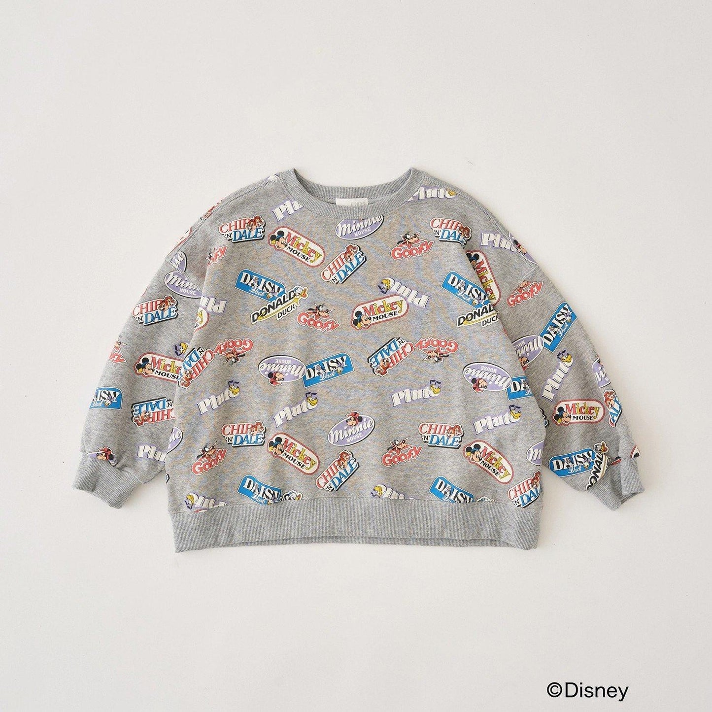 【《迪士尼》】【毛球拜拜內層毛圈】米奇&朋友/全印花衛衣