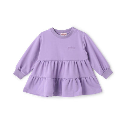 迷你薄絨分層連衣裙