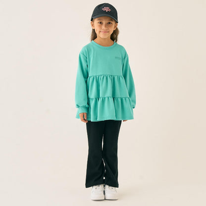 迷你薄絨分層連衣裙