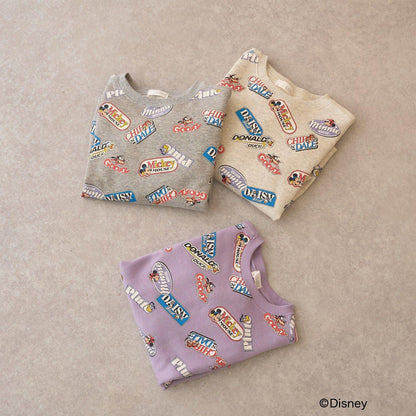 【《迪士尼》】【毛球拜拜內層毛圈】米奇&朋友/全印花衛衣