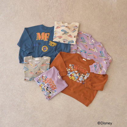 【《迪士尼》】【毛球拜拜內層毛圈】米奇&朋友/全印花衛衣