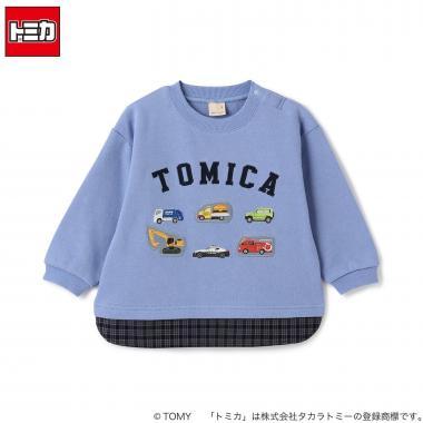 【TOMICA】下襬格紋衛衣