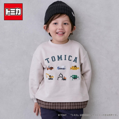 【TOMICA】下襬格紋衛衣