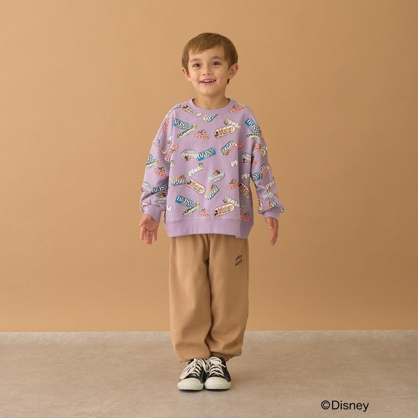 【《迪士尼》】【毛球拜拜內層毛圈】米奇&朋友/全印花衛衣