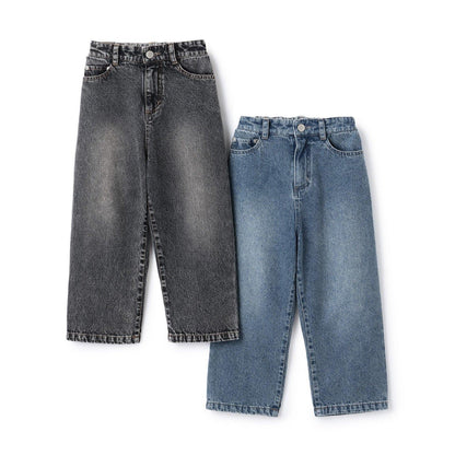 【LOVE DENIM】寬鬆直筒褲