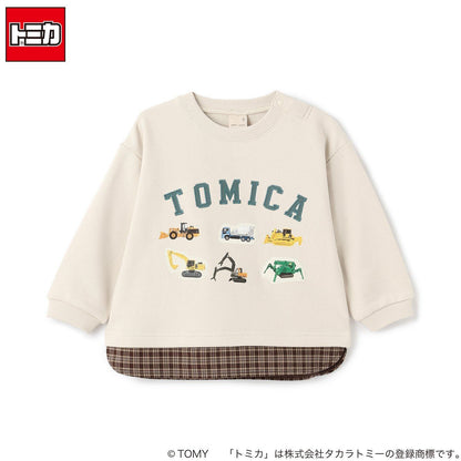 【TOMICA】下襬格紋衛衣