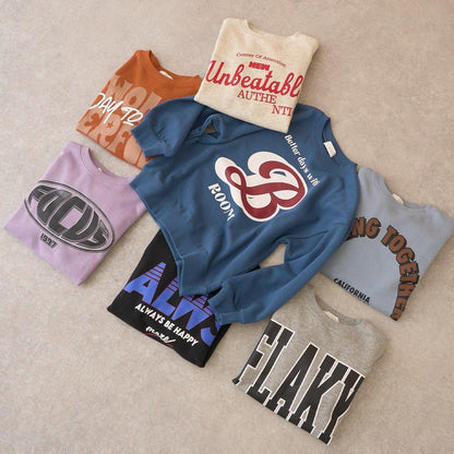 【防起球加絨】可選7款圖案混合印花衛衣